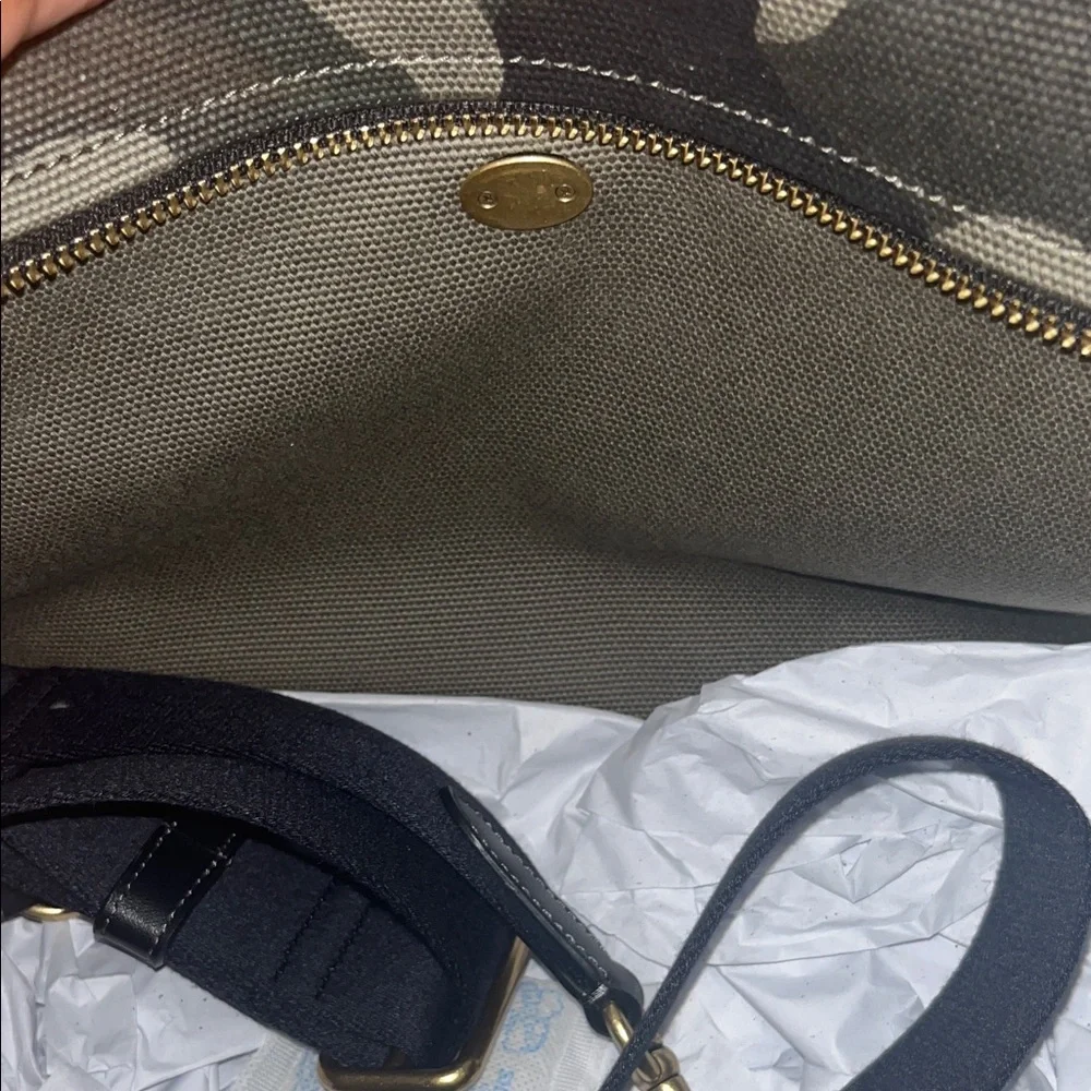 Coach Green and Black Camouflage Tote - Picture 9 of 10